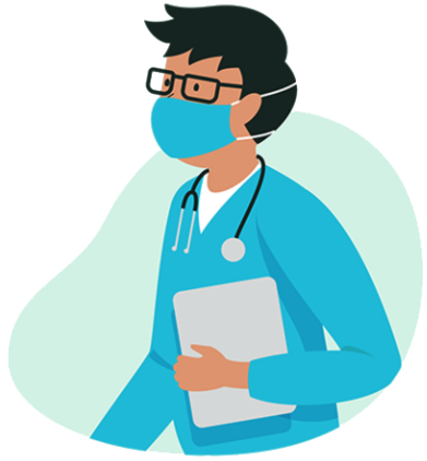 illustration of a doctor